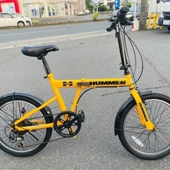 「HUMMER（ハマー）の折りたたみ自転車」の画像