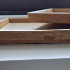 IKEAトレイ2枚セットの画像