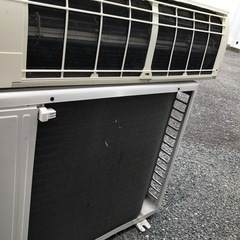 パナソニック　エアコン　2.2kw CF-223CFR-W (使用していた、純正リモコン/ 配管/タテサンお付けします)の画像
