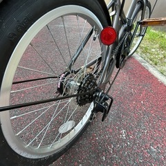 【ジャンク】6段変速折りたたみ自転車 20インチの画像