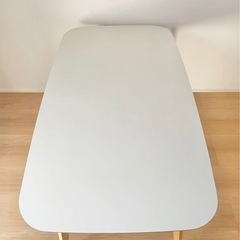 IKEA ノールドミーラ　ダイニングテーブル　ホワイト　配送無料の画像