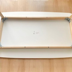 IKEA ノールドミーラ　ダイニングテーブル　ホワイト　配送無料の画像