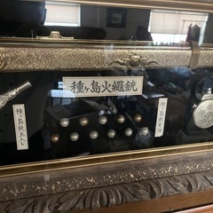 縁起物　特選美術品　黄金種子島火縄銃 レプリカ　アンティークの画像