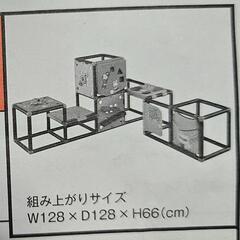 キッズ用 3段ジム・アスレチックの画像