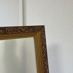 アンティーク　ミラー　全身鏡の画像