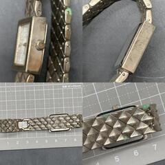 I348不動　Valentino Michelle ヴィンテージ  ホワイト系文字盤 腕時計 クォーツ レディースウォッチ バレンチノミケーレ シルバーカラーの画像