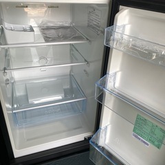 冷蔵庫,2ドア,ガラスオシャレの画像