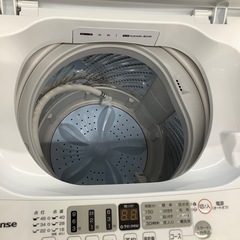 安心の1年保証付 Hisense 全自動洗濯機 5.5kg 2024年製 売ります！取りに来れる方限定！の画像