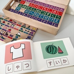 【BorneLund ボーネルンド】ひらがな　カタカナ　つみき　文字遊びの画像