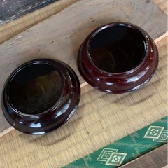 漆皿 木製 2種38枚 木箱入りの画像