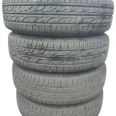 ダイハツ ムーヴ(GF−L900S)純正13㌅アルミホイールとサマータイヤ(DUNLOP DIGI-TYRE EC202)の4本セットの画像