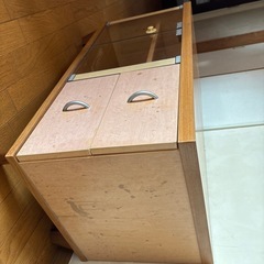 TV台　収納棚の画像