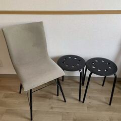 椅子、テーブルの画像