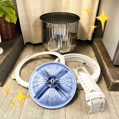 訳アリ品！地域限定で配送設置取付け無料！しかも分解清掃済みでこの価格！安い‼️グレーがなかなかのオシャレでいい感じ♪全自動洗濯機5.5kgの画像