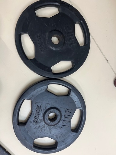 BULL・IVANKO ウエイトプレート 合計105kg