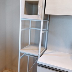 【美品】すきま収納　ゴミ箱上ラックの画像