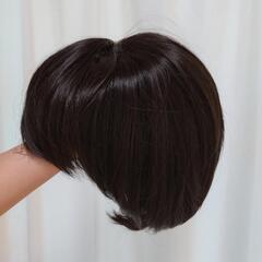 【確認中】新品未使用！Hawkko ウィッグ 高級耐熱ファイバー ナチュラルブラックの画像