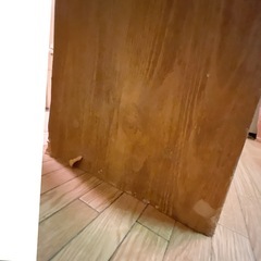 6段カラーボックス　濃いウッドの画像