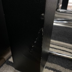 ガラス天板ダイニングテーブル　チェア6脚付きの画像