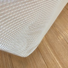 IKEA アルゴート　メッシュバスケット　2段　引き出し　ホワイトの画像