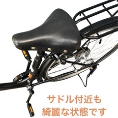 VERDE 27インチ 自転車 黒 6変速 ママチャリ NO.576の画像