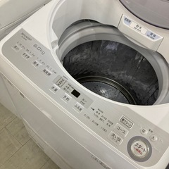 取りに来れる方限定！SHARP(シャープ)の全自動洗濯機です！の画像