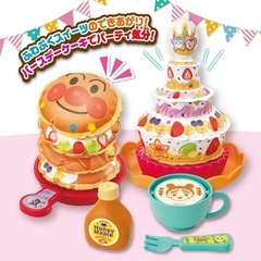 【新品同様】びっくり！ふくらむスイーツ♪アンパンマンのふわぷくキッチンDXの画像