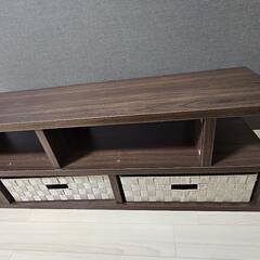 収納BOX付き！テレビ台の画像