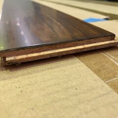 メーカー記載無し フローリング材 DIY リフォーム 資材 ヒノキ ウォールナットの画像