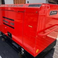 美品極上 アワー少 デンヨー 溶接機 動力発電機 ディーゼルエンジン DLW-240SS2 動作確認済み エンジンウェルダーの画像