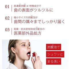 BUBLOS 炭酸泡ハミガキの画像