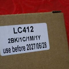 Brother ブラザー LC412 インク 互換品 社外品 BKx２/C/Y/M各１ 計５個セット【未使用】J7300CDW J7100CDW などに対応　まだ１年未満ですの画像