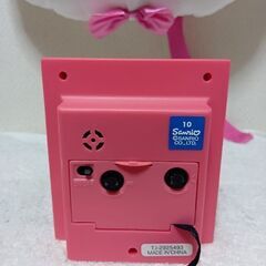 ハローキティ　ハッピーマカロンフェイスショルダーバック＆フォトフレーム、鏡付き目覚まし時計（折りたたみ式）の画像