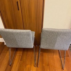 【美品】ダイニングチェア 2脚セット 1000円の画像