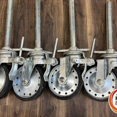 【中古品】ナンシン　M-200　足場キャスター　4個セット【店頭引取限定】【ハンズクラフト熊本店】の画像