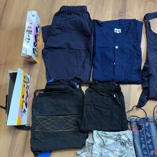 祭り用品 大人と子供用 腹掛け 股引き 足袋 雪駄