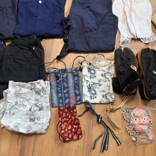 祭り用品 大人と子供用 腹掛け 股引き 足袋 雪駄
