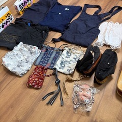 祭り用品 大人と子供用 腹掛け 股引き 足袋 雪駄  の画像