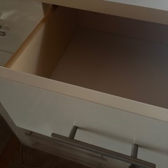 タンス2点セット　Whiteの画像