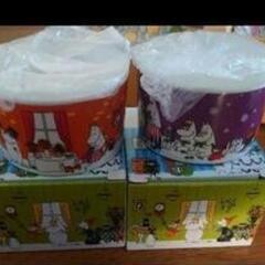 ムーミン食器　トレイ　マグカップ　ティッシュ入れセットの画像