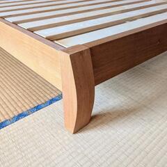大川家具 シングルベッド フランスベッドマットの画像