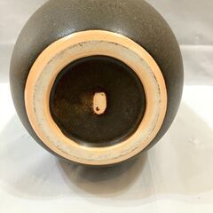 たち吉 橘吉 花生 ひすい 花器 花瓶 高さ約29㎝ 陶器の画像
