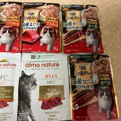 キャットフード猫パウチ合計10点譲ります！の画像