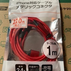 ✨新品✨【iPhone用】ライトニングコネクタ2個 ＆ 充電ケーブルの画像