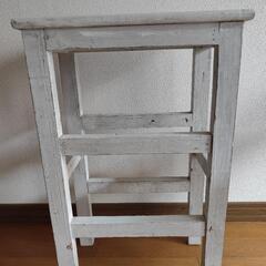 木製　アンティーク　花台　高さ61センチの画像