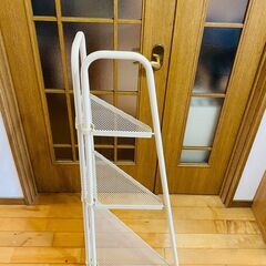 コーナーラック スチールラック 三角クラック 3段 W約63cm D約30cm H約103cmの画像