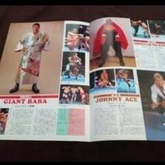 ９４年当時の物　全日本プロレス　三沢光晴　ジャイアント馬場　パンフレットの画像