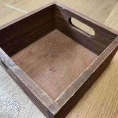 木製BOX　アンティーク調　の画像