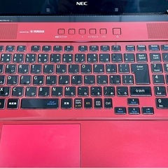 美品 NEC Lavie レッド Corei7 16GB 1TB SSD 1TB HDD 大容量 Windows11 Officeの画像