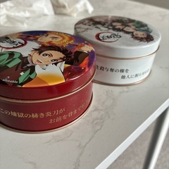 鬼滅の刃空き缶2個セットの画像